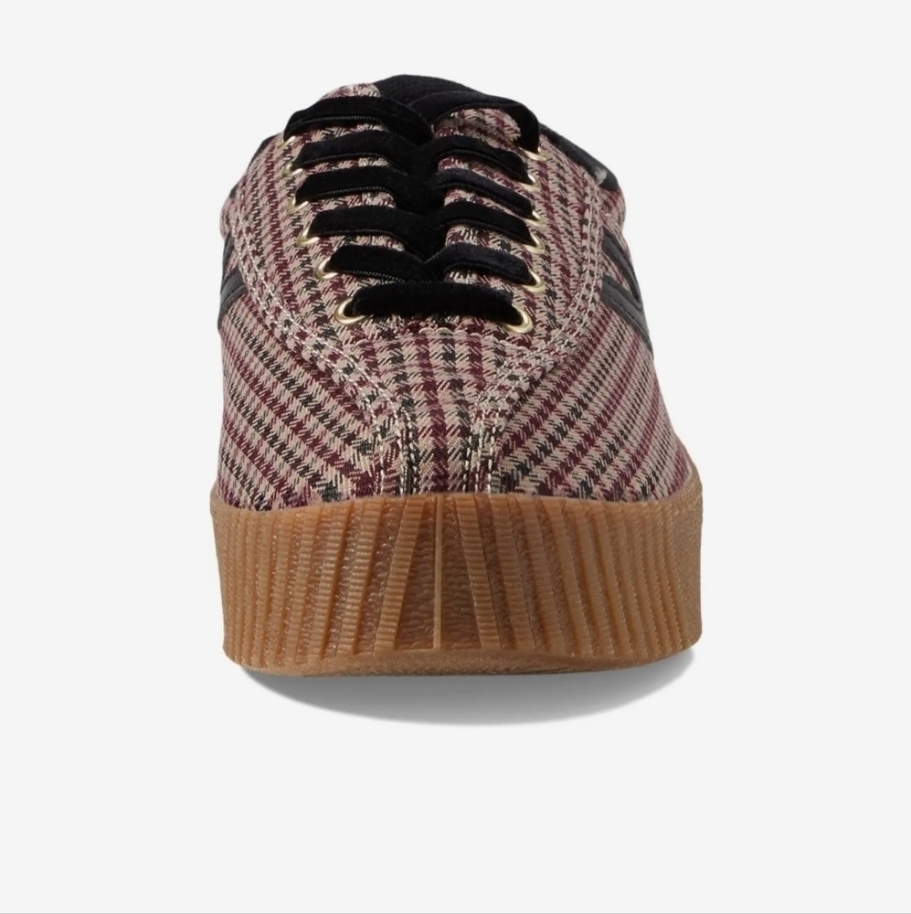 Tretorn Plaid Nylite Plus Bold Shoes Size 7.5 New - Picture 3 of 14